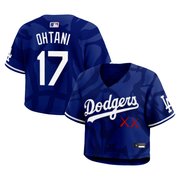 Women's Los Angeles Dodgers x KAWS Cropped Baseball Jersey - All Stitched