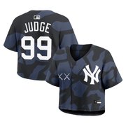 Women's Yankees x KAWS Cropped Baseball Jersey - All Stitched