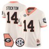 Men's Georgia Bulldogs The Big Peach Vapor Limited Jersey - All Stitched