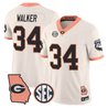 Men's Georgia Bulldogs The Big Peach Vapor Limited Jersey - All Stitched