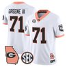 Men's Georgia Bulldogs The Big Peach Vapor Limited Jersey - All Stitched