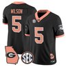 Men's Georgia Bulldogs The Big Peach Vapor Limited Jersey - All Stitched