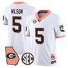 Men's Georgia Bulldogs The Big Peach Vapor Limited Jersey - All Stitched
