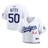 Women's Los Angeles Dodgers x KAWS Cropped Baseball Jersey - All Stitched