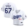 Women's Los Angeles Dodgers x KAWS Cropped Baseball Jersey - All Stitched