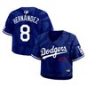 Women's Los Angeles Dodgers x KAWS Cropped Baseball Jersey - All Stitched