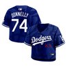 Women's Los Angeles Dodgers x KAWS Cropped Baseball Jersey - All Stitched
