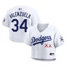 Women's Los Angeles Dodgers x KAWS Cropped Baseball Jersey - All Stitched