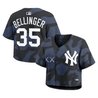 Women's Yankees x KAWS Cropped Baseball Jersey - All Stitched
