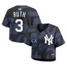 Women's Yankees x KAWS Cropped Baseball Jersey - All Stitched
