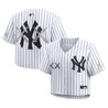 Women's Yankees x KAWS Cropped Baseball Jersey - All Stitched