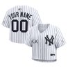 Women's Yankees x KAWS Cropped Baseball Custom Jersey - All Stitched