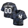 Women's Yankees x KAWS Cropped Baseball Custom Jersey - All Stitched