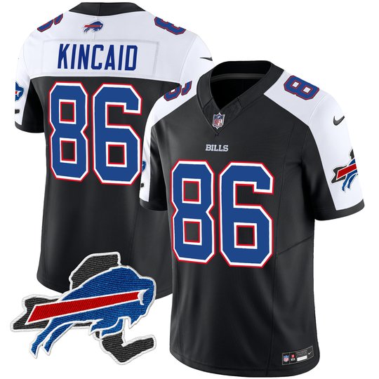 Men's Bills New York Patch Vapor Limited Jersey - All Stitched