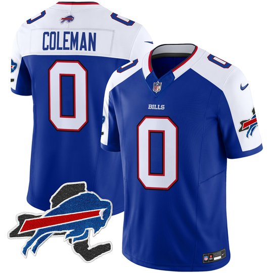 Men's Bills New York Patch Vapor Limited Jersey - All Stitched