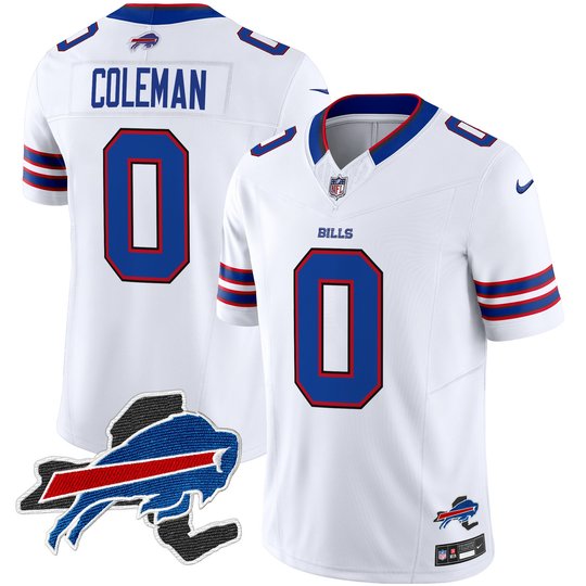 Men's Bills New York Patch Vapor Limited Jersey - All Stitched