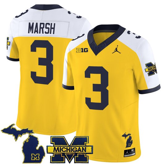 Men's Michigan Wolverines 2026 Vapor Limited Jersey - All Stitched