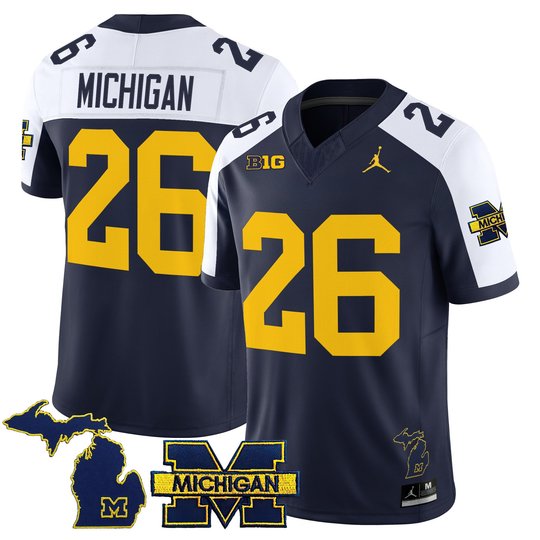 Men's Michigan Wolverines 2026 Vapor Limited Jersey - All Stitched