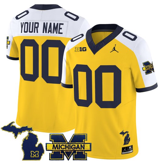 Michigan Wolverines 2026 Vapor Limited Custom Jersey - All Stitched