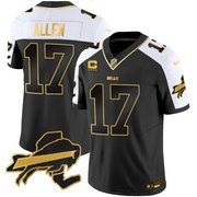 Men's Bills New York Patch Gold Vapor Limited Jersey - All Stitched