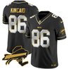 Men's Bills New York Patch Gold Vapor Limited Jersey - All Stitched