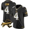 Men's Bills New York Patch Gold Vapor Limited Jersey - All Stitched