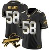 Men's Bills New York Patch Gold Vapor Limited Jersey - All Stitched