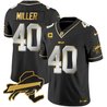 Men's Bills New York Patch Gold Vapor Limited Jersey - All Stitched