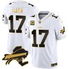 Men's Bills New York Patch Gold Vapor Limited Jersey - All Stitched