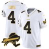 Men's Bills New York Patch Gold Vapor Limited Jersey - All Stitched
