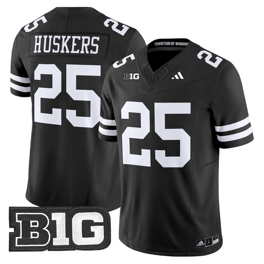 Men's Nebraska Cornhuskers 2025 Vapor Limited Jersey - All Stitched