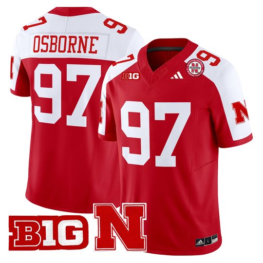 Men's Nebraska Cornhuskers 2025 Vapor Limited Jersey - All Stitched