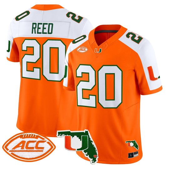 Men's Miami Hurricanes 2026 Florida Patch Vapor Limited Jersey - All Stitched