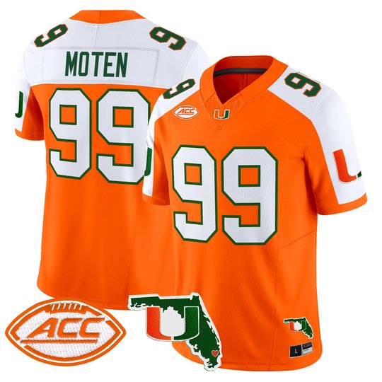 Men's Miami Hurricanes 2026 Florida Patch Vapor Limited Jersey - All Stitched