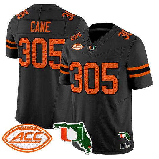 Men's Miami Hurricanes 2026 Florida Patch Vapor Limited Jersey - All Stitched