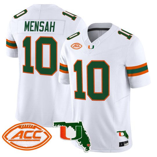Men's Miami Hurricanes 2026 Florida Patch Vapor Limited Jersey - All Stitched