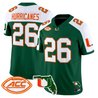 Men's Miami Hurricanes 2026 Florida Patch Vapor Limited Jersey - All Stitched