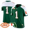 Men's Miami Hurricanes 2026 Florida Patch Vapor Limited Jersey - All Stitched