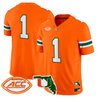 Men's Miami Hurricanes 2026 Florida Patch Vapor Limited Jersey - All Stitched