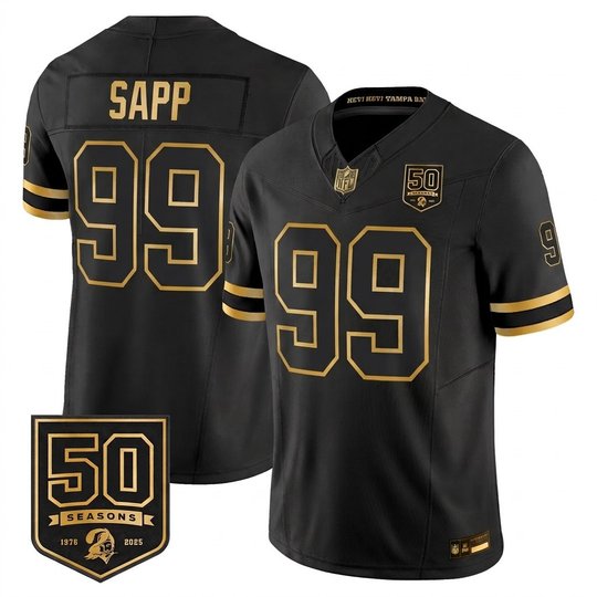 Warren Sapp Tampa Bay Buccaneers Jersey - All Stitched
