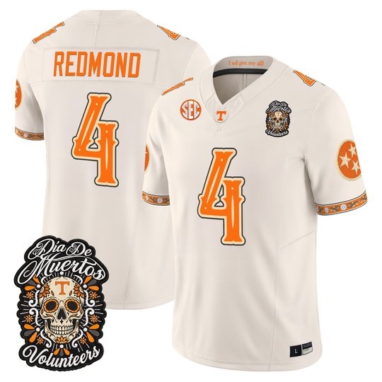 Men's Tennessee Volunteers Día de los Muertos Vapor Limited Jersey - All Stitched