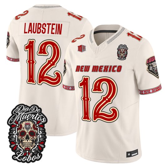 Men's New Mexico Lobos Día de los Muertos Vapor Limited Jersey - All Stitched