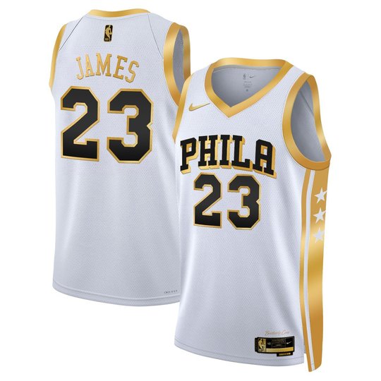 LeBron James Philadelphia 76ers Jersey - All Stitched