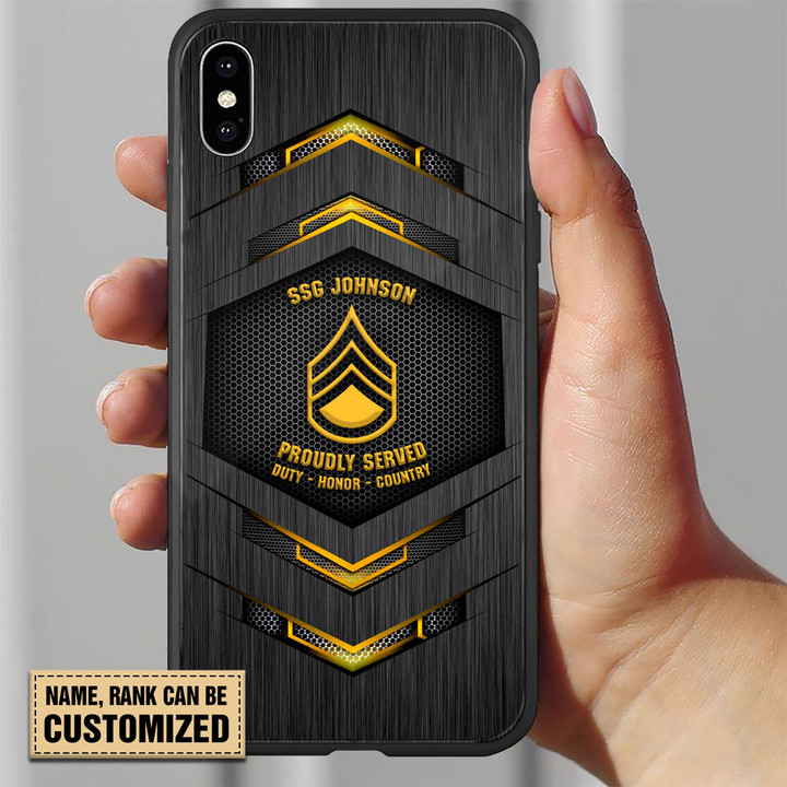 Army Veteran Personalized Phone Case