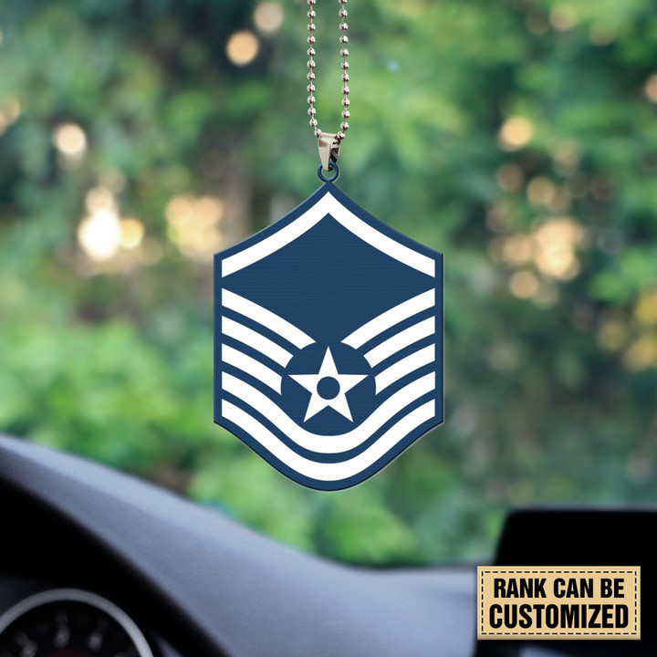 Air Force Veteran Personalized Car Ornament