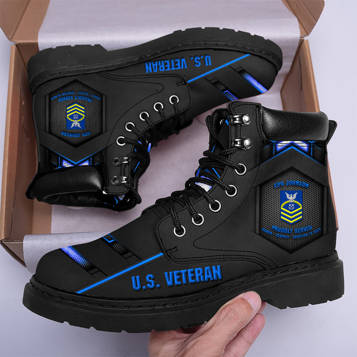 CG Veteran - Personalized Classic Boots - Men