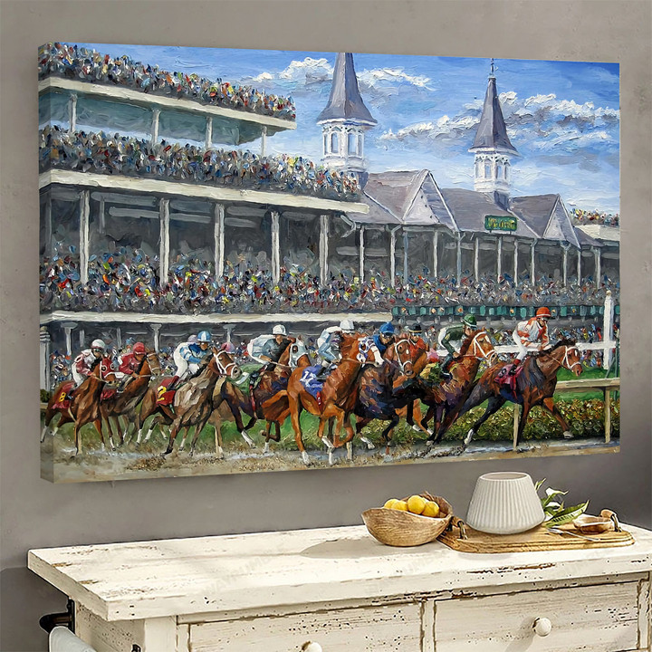 Kentucky Derby - Horse Racing Art