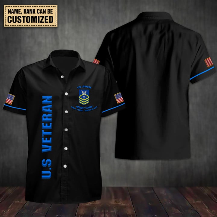 Coast Guard Veteran - Personalized Hawaiian Shirt 01