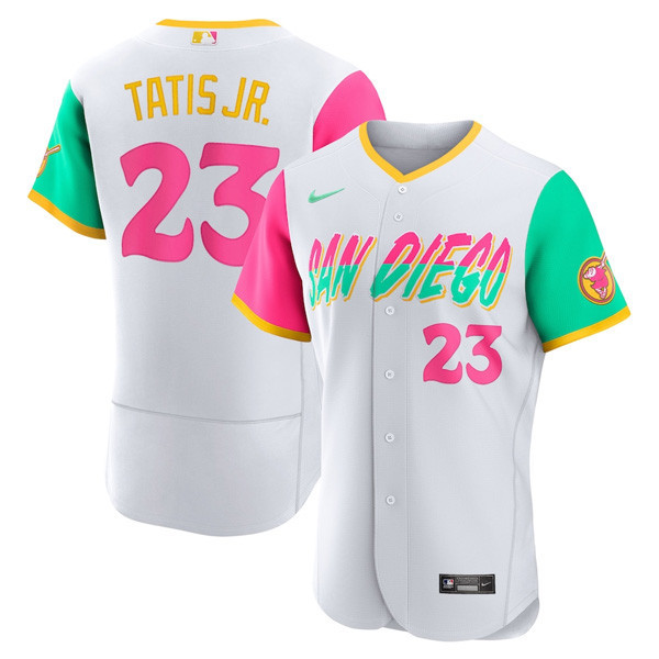 San Diego Padres Flex Base "Vibrant" City Connect Jersey 2022 - All Stitched
