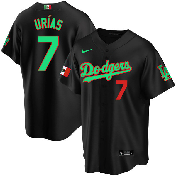 Julio Urias Los Angeles Dodgers Mexico Jersey - All Stitched